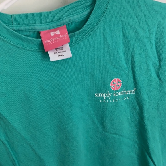 Simply southern cat long sleeve top size S - Picture 3 of 3